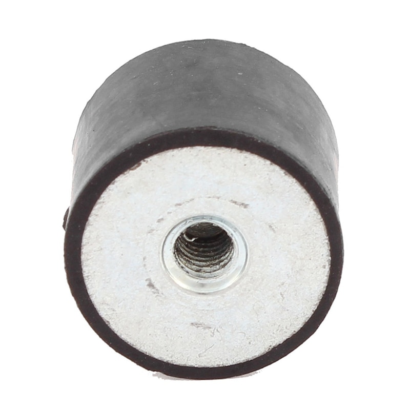 M6 männlichen gewinde 20x25mm einzelne ende Anti Vibration gummi dämpfer Puffer schwarz