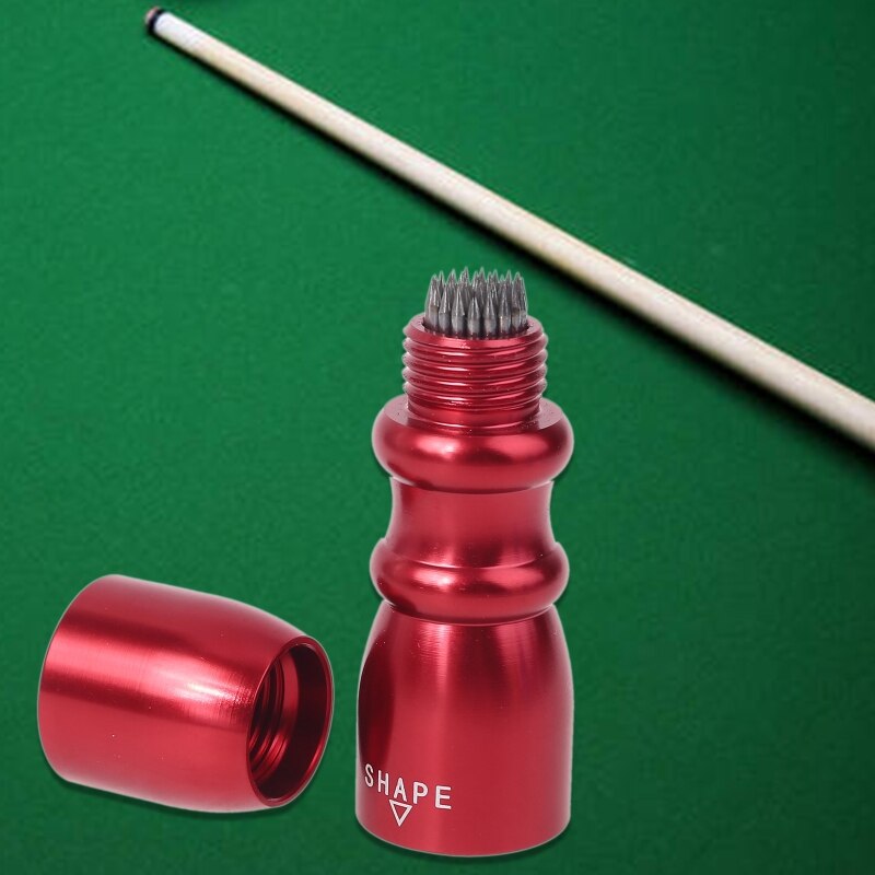 3 en 1 tambour Snooker piscine queue pointe outil Shaper éraflure aérateur billard bâton