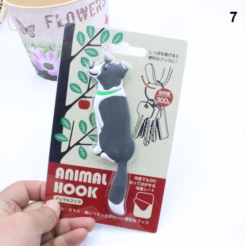 Hameçons animaux dessin animé en vogue | 1 pièce, pâte de réfrigérateur, décoration de maison Portable mignonne MDD88