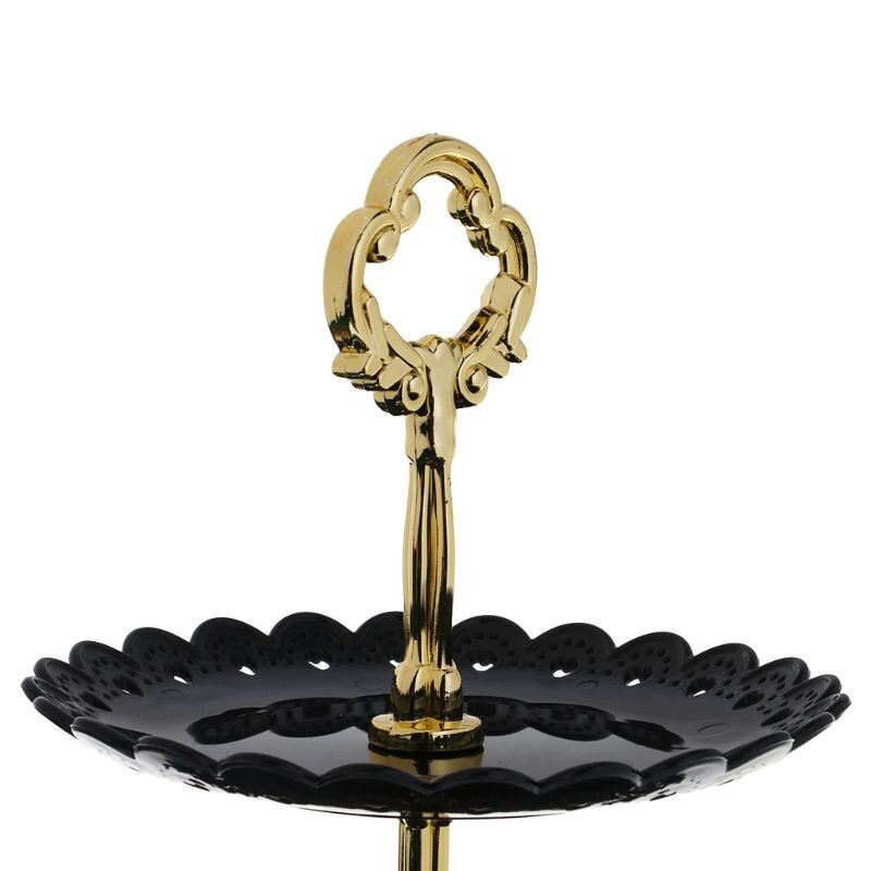 3- laags bruiloft verjaardagsfeest taartbord afternoon tea dessertstandaard fruit snacks display toren