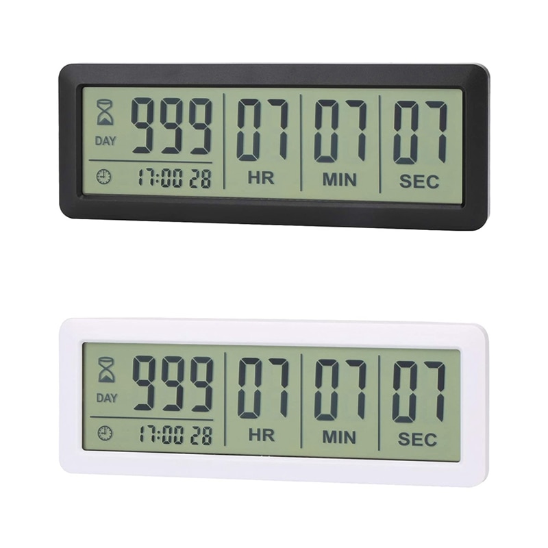 Stor digital nedräkning dagar timer klocka  - 999 dagar nedräkning klocka timer för examen lab kök