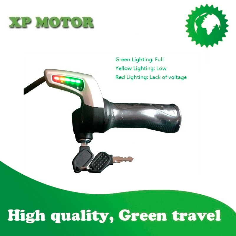 E-Bike Twist Hall Gashendel Met Batterij Display En Kely Lock Voor Elektrische Fiets