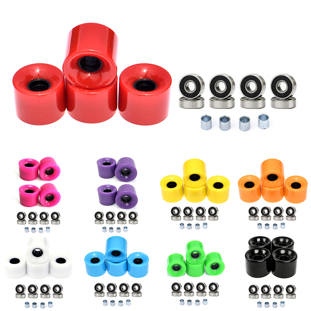 Rolschaatsen Skateboard Wiel 60x45mm Voor Straat Cruisen Hoverboard Onderdelen Accessoires Longboard Wielen Gloednieuw