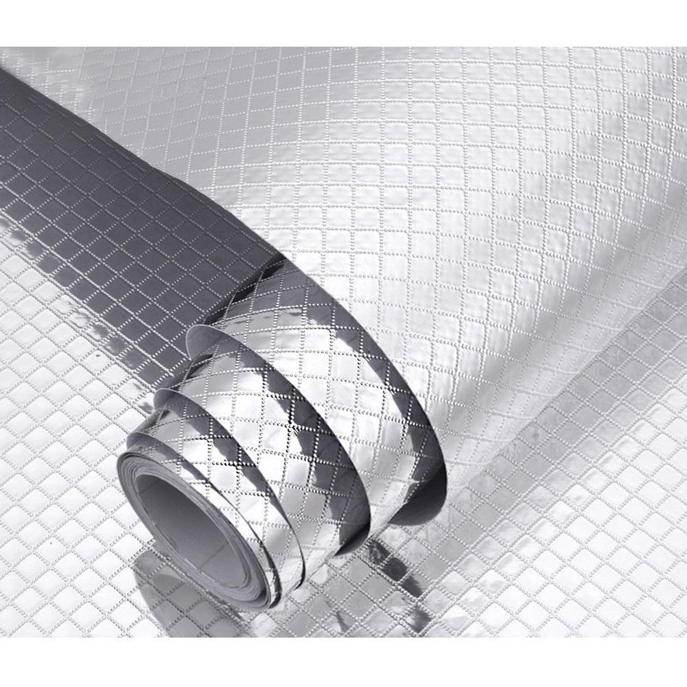 Adhesivo a prueba de aceite enrejado para cocina a prueba de humedad papel de aluminio