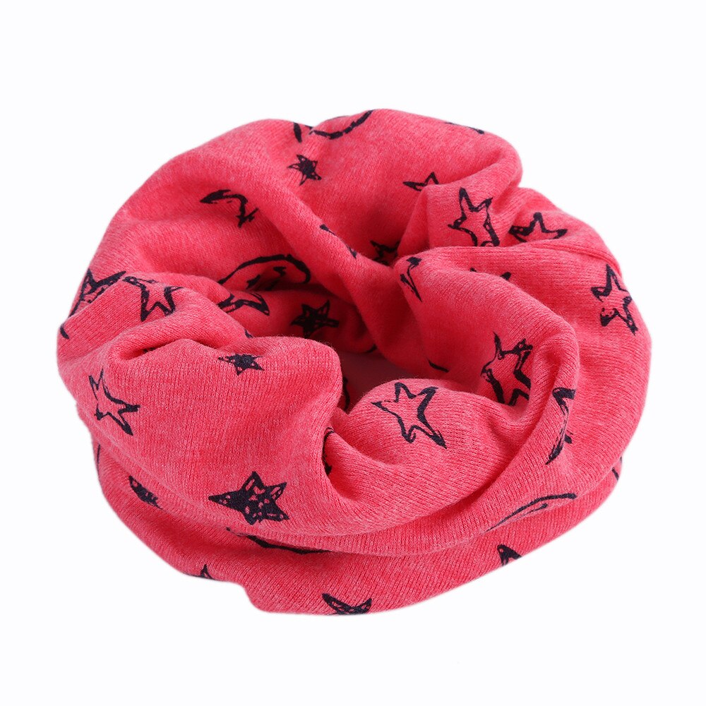 Bandana Children Warm Cotton Scarf Boy Girl Scarf Shawl Spring Neckerchief Magic Scarf Foulard Балаклава Шарф Женский Шарф #30: Hot Pink