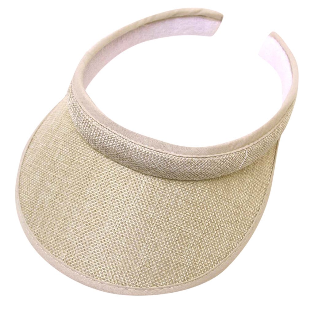 Männer Frauen Sommer Hüte Sonnenhüte Einstellbare Sport Stirnband Klassische Sonne Sport Visier Hut Cap Freien Reise Wandern Einfache Kappe