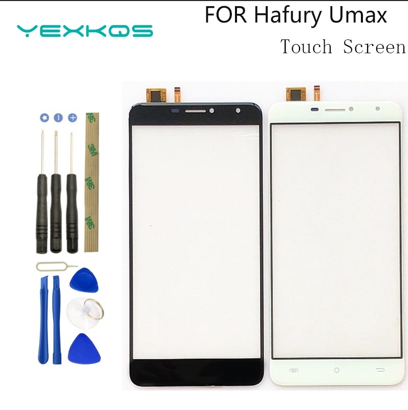 Para Hafury UMAX Digitalizador de pantalla táctil repuesto para Cubot Hafury UMAX táctil del teléfono + herramientas