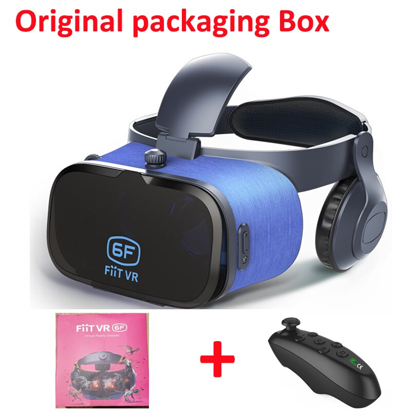 NEUE! Original FIIT VR virtuell Wirklichkeit brille 3D Gläser google karton mit Headset Stereo Kasten Für smartphone 4,7-6,0 zoll: Kasten mit ControllerA