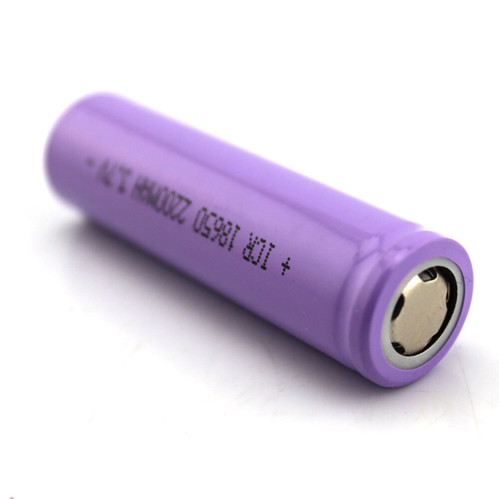 18650 Lithium Batterij (Platte Kop) 3.7V2200ma Voldoende Hoge Capaciteit Sterk Licht Zaklamp