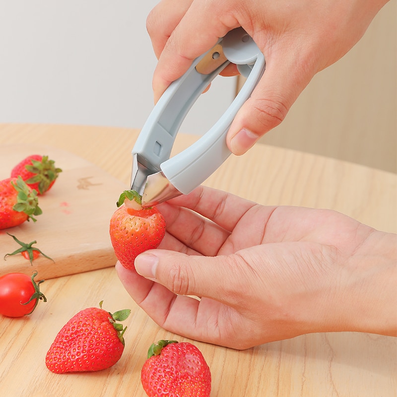 Utensilio práctico para extraer semillas de fruta y fresa, utensilio para acampada, Ananas, Accesorio de Cocina, utensilios de Cocina EH50FT