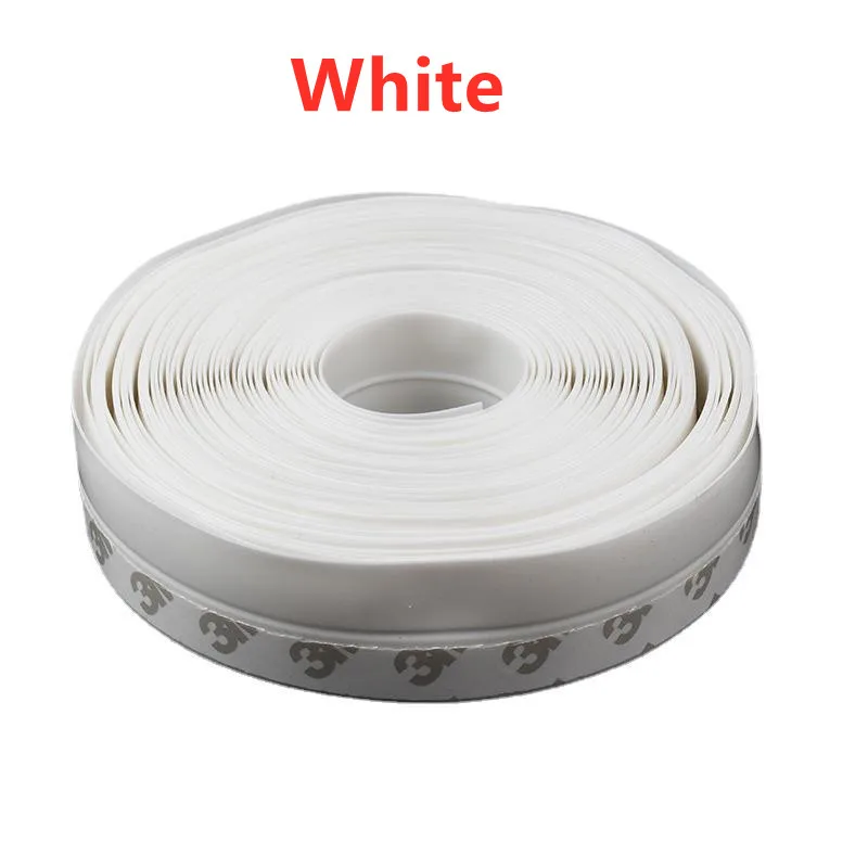Striscia di tenuta inferiore per porta da 5 m Guarnizione in gomma per finestra meteorologica Guarnizione antivento Nastro sigillante autoadesivo per parabrezza per porta: Luce Verde / 2MM