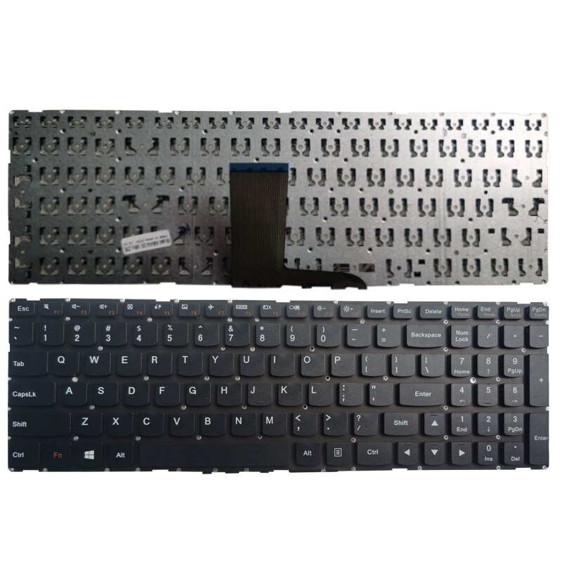 US for Lenovo IdeaPad 700-15 700-15ISK US Black laptop keyboard no Backlight