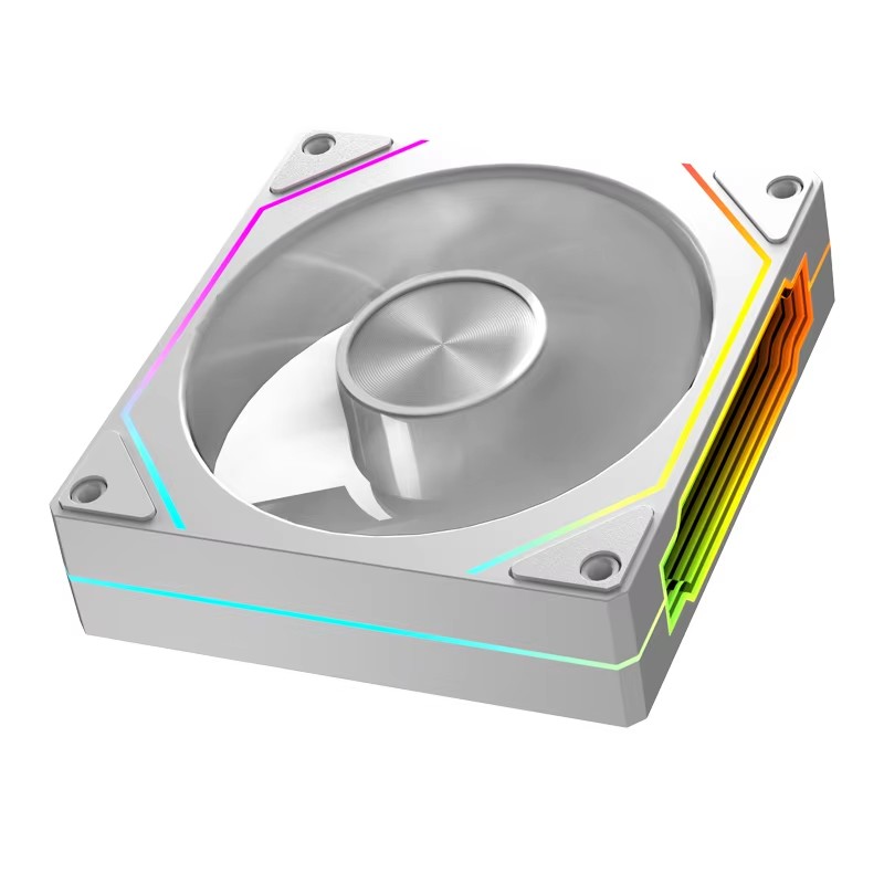 OEM PRISM 5 PRO Computer Chassis Fan 12cm ARGB 4 Pin PWM Quiet Cooling Fan 12V Large Air Volume 45.2CFM/800-1600RPM