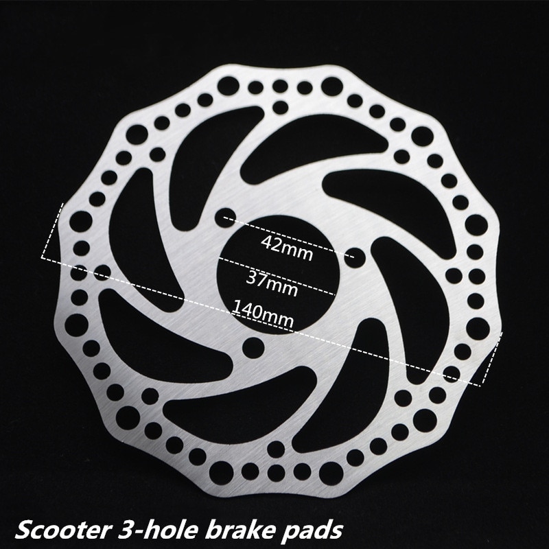 3 holes Disc Brake Piece Rotor 140mm Electric Scooter Disc Brakes Rotor With screw Electric Scooter Accessories