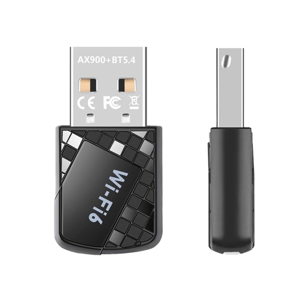 Wifi 6 bluetooth 5.4 adaptador 900mbps mini usb placa de rede 2.4g & 5ghz driver livre sem fio receptor wi-fi rede sem fio