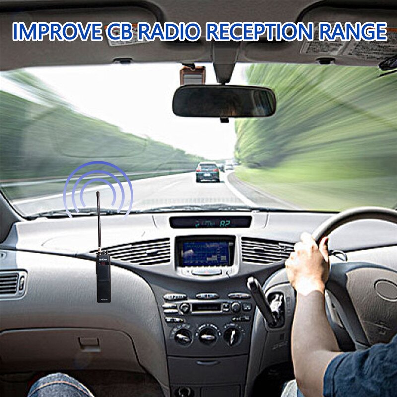 27MHz Antenna CB Radio Antenna Soft Whip Magnetic Base with 4 meters feeder Cable for Midland Uniden Portable Handheld CB Radio