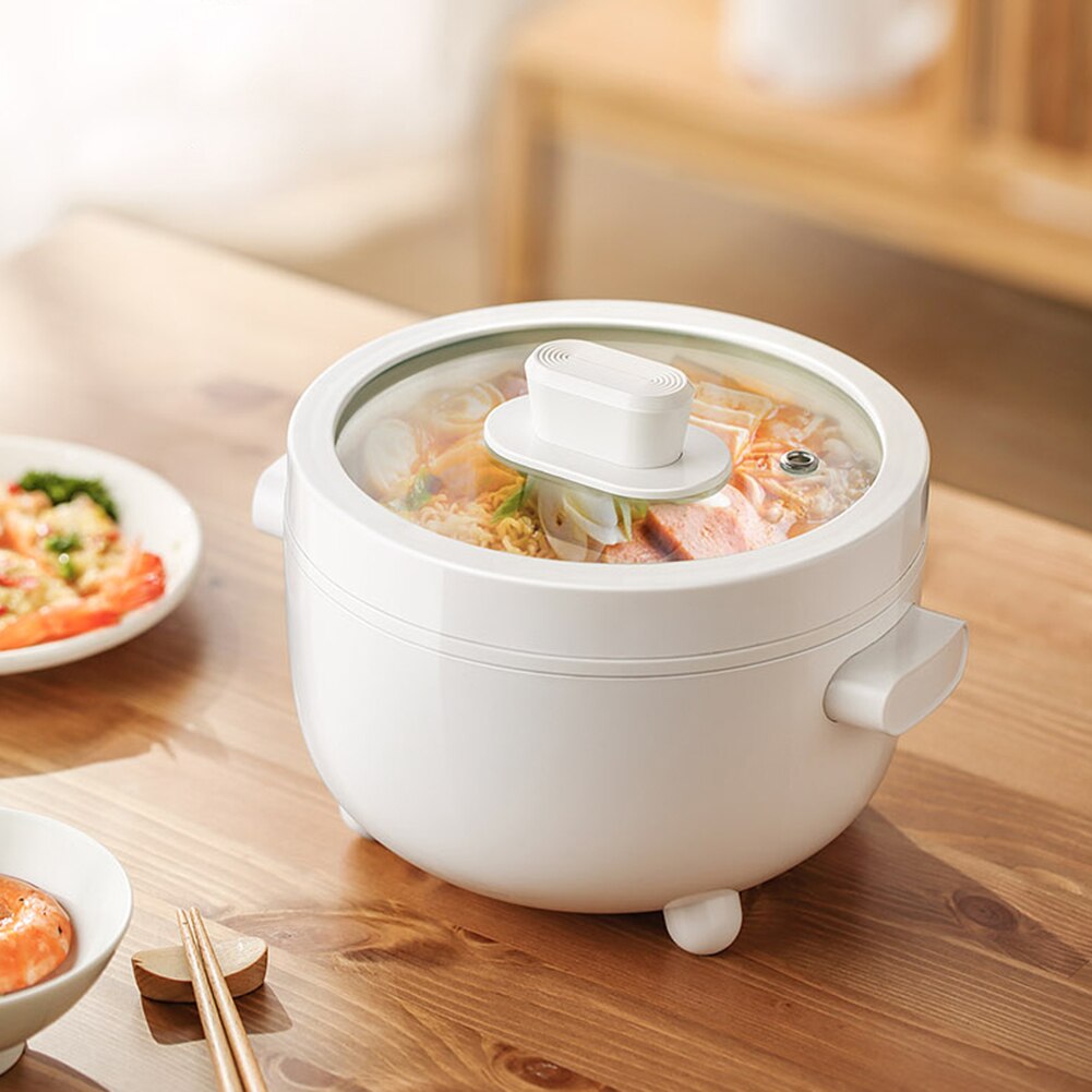 2L Electric Multi Cooker Rice Cooker Non-Stick Ceramic Glaze Inner Liner Cooking Pot Rice Instant Noodles for Home