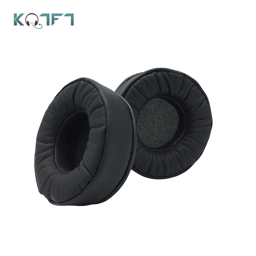 KQTFT-almohadillas de repuesto de terciopelo para auriculares, piezas de almohadillas para Superlux HD681EVO HD668B HD681 HD681B HD662, cubierta para almohadillas: Protein skin