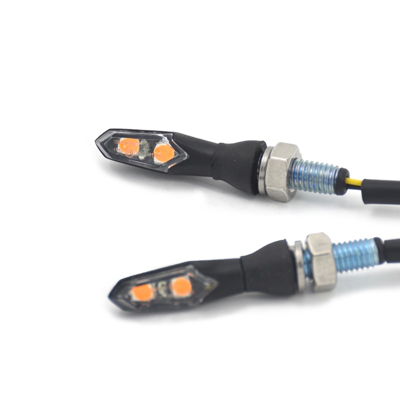 Ce E-Stempel Mark 12V Mini Motorfiets Algemene Led Richtingaanwijzer Lamp Motorbike Indicatoren Lights