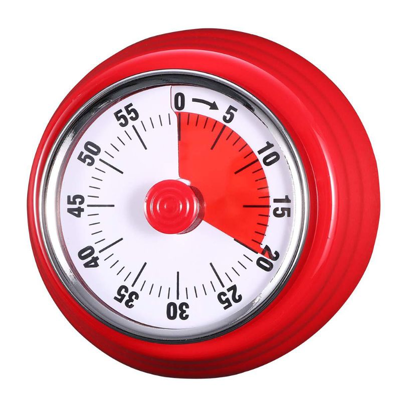 Keuken Timer Countdown Magnetische Lange Ring Bell Alarm Luid 60-Minuut Vierkante Kok