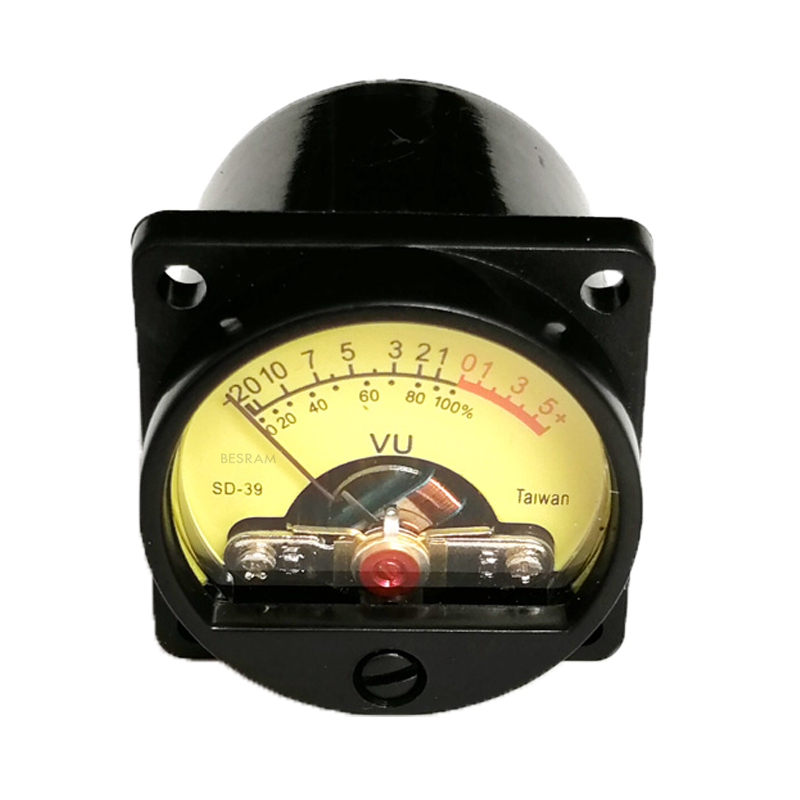 Amplificador de 35mm, medidor de nivel VU, Audio DB, placa de controlador de volumen de Audio con retroiluminación amarilla