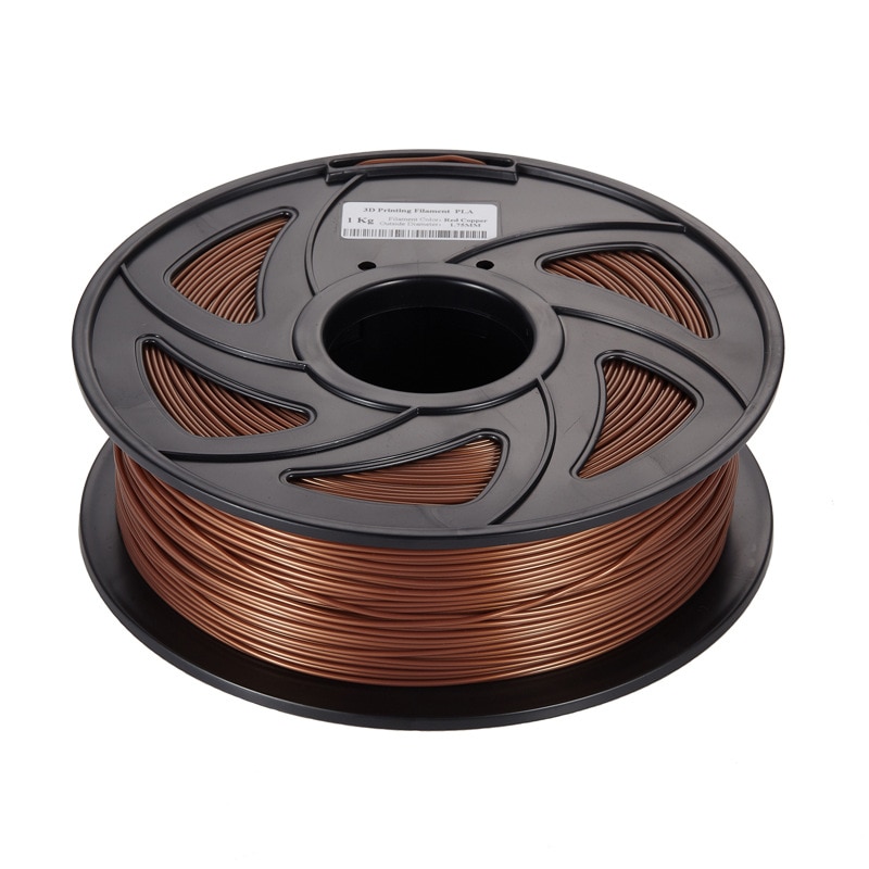 20% Percent Metal +80% PLA 3d printer filament Metal PLA Filament 1.75mm Brozne Aluminium Copper impressora 3d filamento