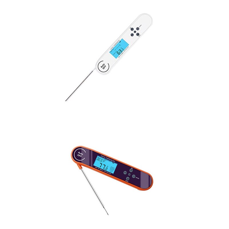 Elektronisk digital display madtermometer vandtæt stemmealarm