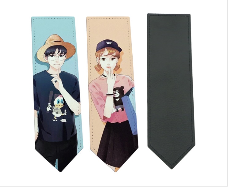 Il trasporto libero 6 pz/lotto di Sublimazione in Bianco in pelle di file stecca/Segnalibro per L'INCHIOSTRO di Sublimazione di Stampa Regali FAI DA TE