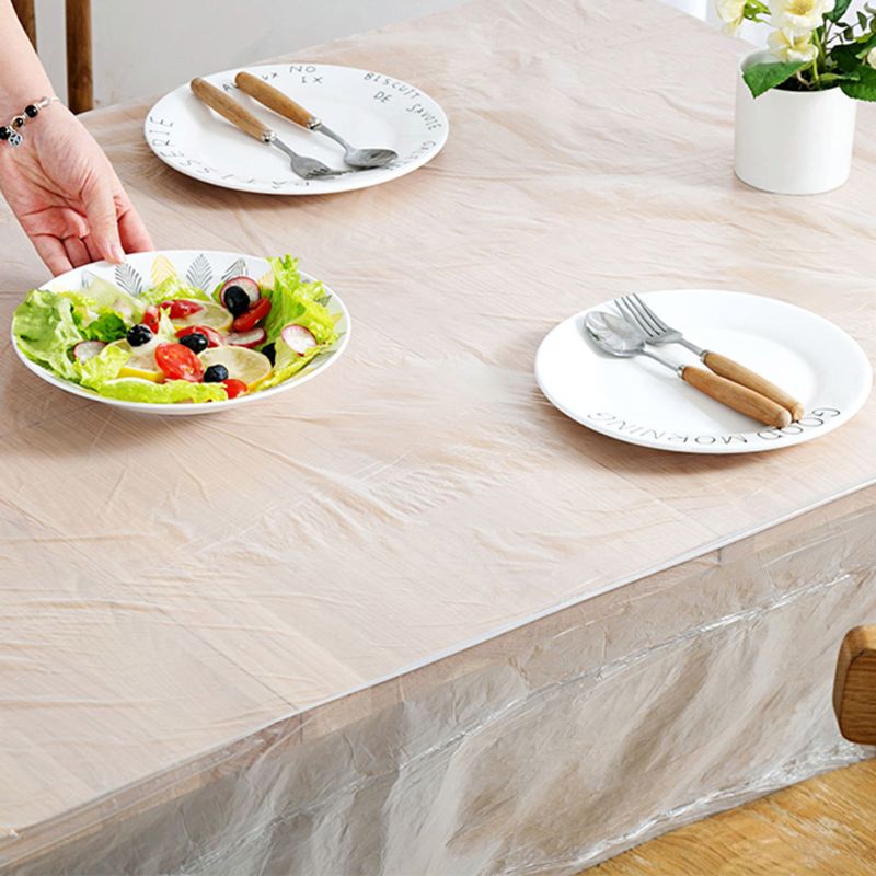 1Roll Disposable Table Cloth Party Table Cover Tablecloth 180x180cm/200x200cm