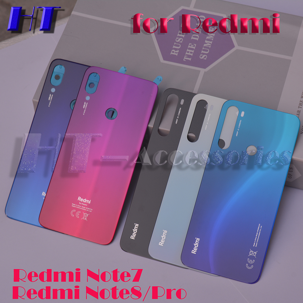 Para Redmi Note 8 Pro Note 7 proOriginal batería puerta cubierta trasera carcasa para Redmi Note8 Note7