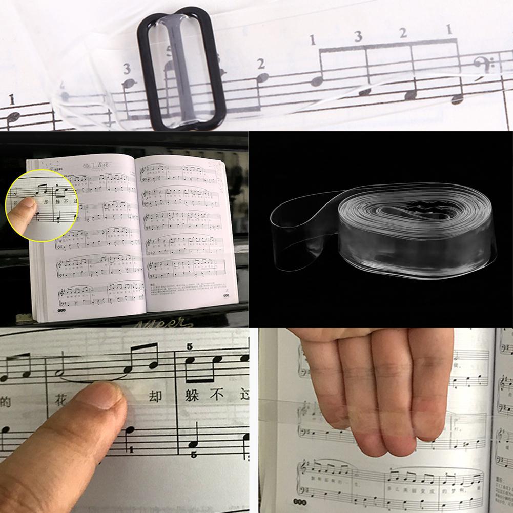 Pianomusikk bok trykk bånd noter fikse stropp holder til praksis trener piano tastatur instrument tilbehør