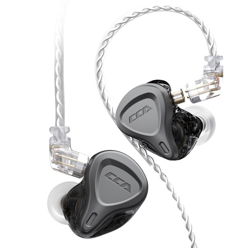 Cca csn 1ba + 1dd hybrid-ohrhörer mit geräuschunterdrückung, in-ear-kopfhörer, monitor-kopfhörer, hifi-headset für kz zsn pro, zsx  zs10 pro, zax
