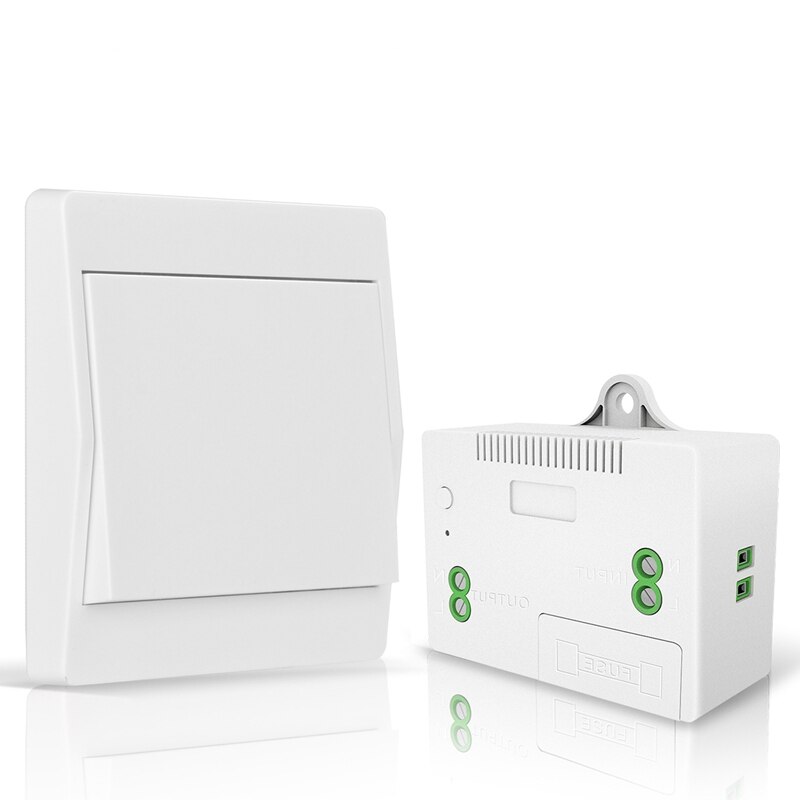 Wireless LED Light Switch Home Improvement Receiver Module No Wiring No Battery No Wifi Switch Remote Control Lighting: EU 1
