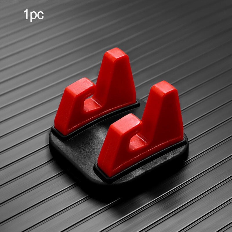 Auto Telefoon Houder Stands Draaibaar Ondersteuning Anti Slip Mobiele 360 Graden Mount Dashboard Gps Navigatie Universele Auto Accessoires: Rood