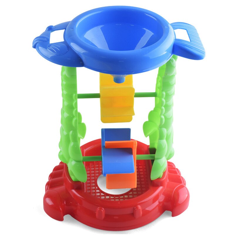 6 Pz/set Spiaggia Giocattolo Del Bambino Set Clessidra Scavo di Sabbia Strumento di Gioco Set Genitore-bambino Giocattoli Interattivi Per Bambini All&#39;aperto di Dragaggio strumenti