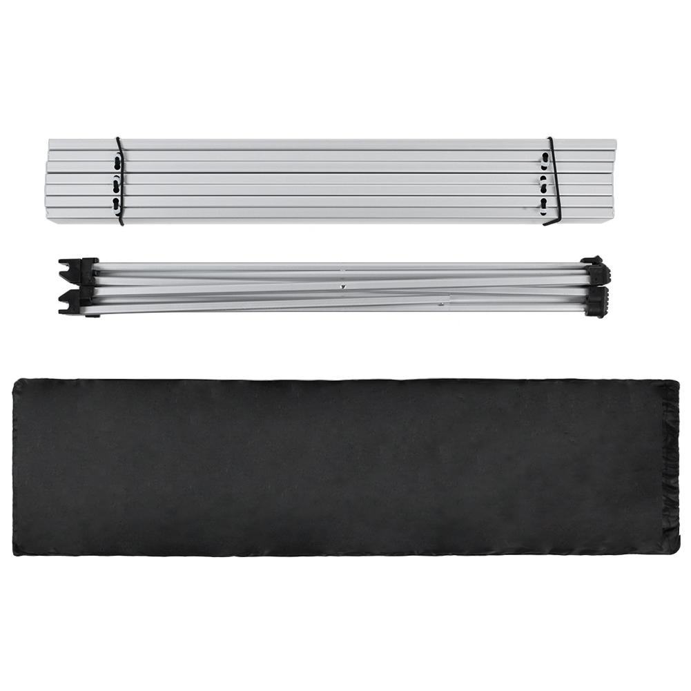 Holdbart bærbart aluminiumslegeringsbord sammenleggbart skrivebordbord utendørs piknik spisebord skrivebord krakk piknik sammenleggbart bord