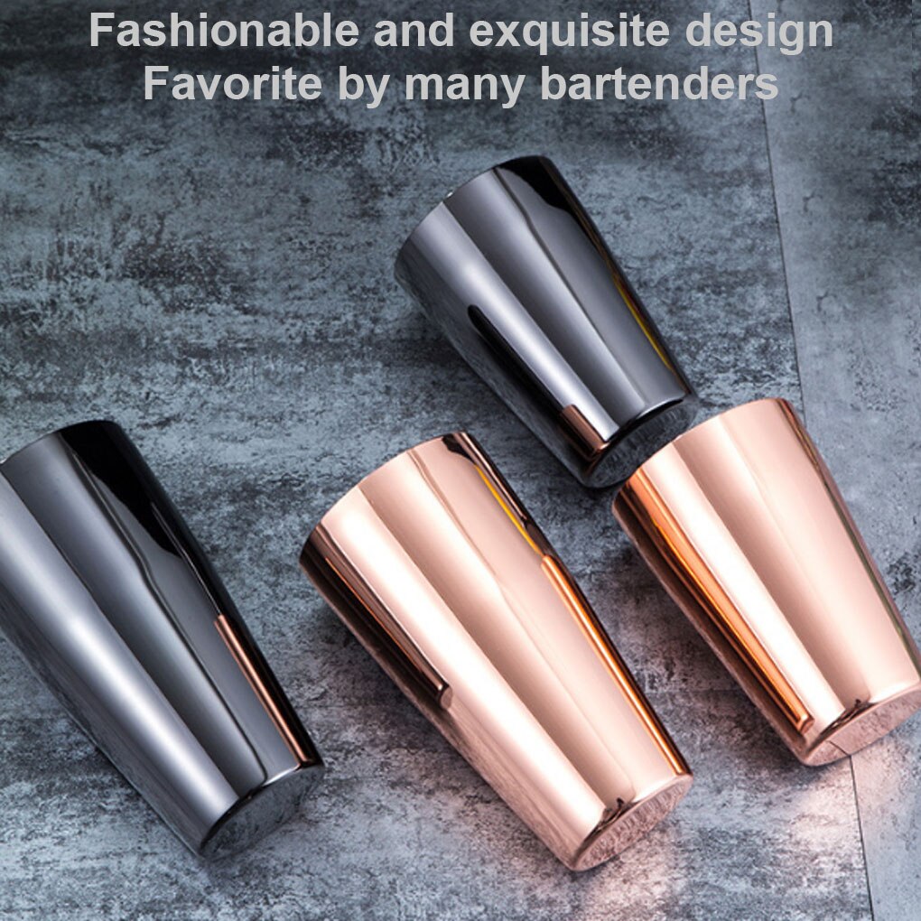 Cocktail Boston Shaker Set Stainless Steel Martini Drinks Shaker for Bar Home Bartende Bar Tools Black/Silver/Gold/Pink Shaker