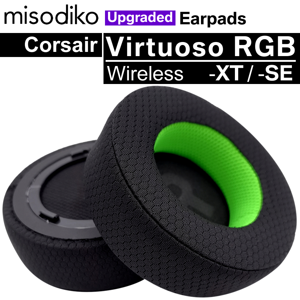 misodiko Upgraded Earpads Replacement for Corsair Virtuoso RGB Wireless SE/ XT Gaming Headset