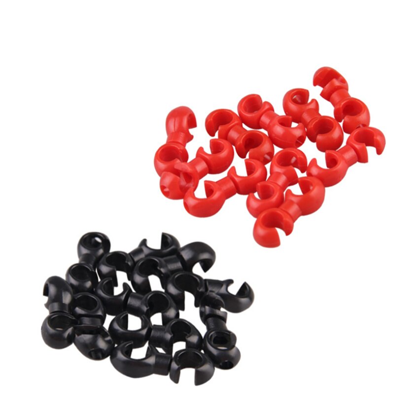 20pcs Bicycle MTB Brake Cable S Style Clips Buckle Hose Guide Bike Cross Line Clip Shift Line Tube C Buckle Brake Hose S Buckle