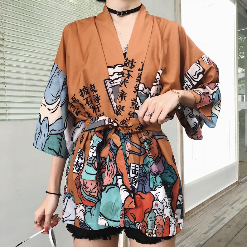 Japanse kimono traditionele yukata vrouwen kimono cosplay japanse kleding traditionele japanse kimono kimono meisje: yellow