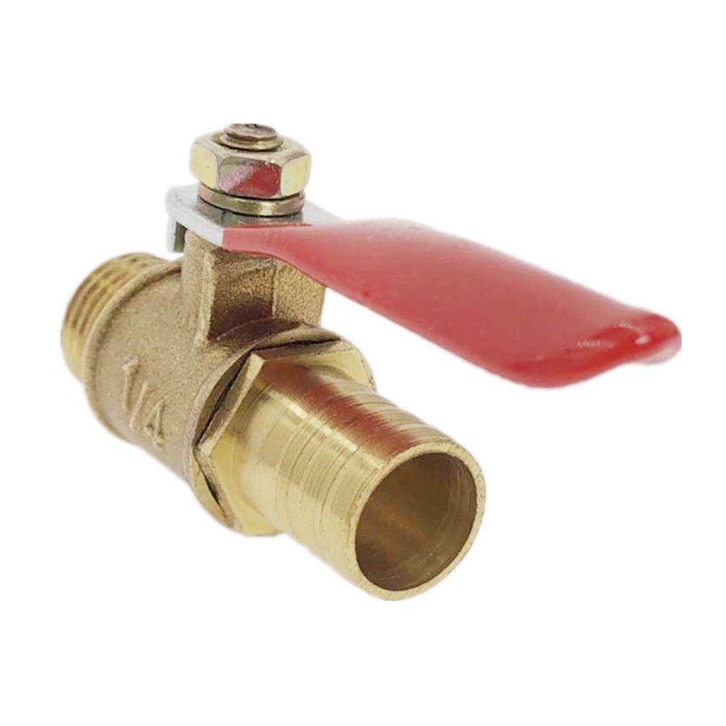 1Pc 1/4 Inch PEX Brass Ball Valve Full Port Crimp Shut-off Valve For PEX Tubing VE496 P0.11