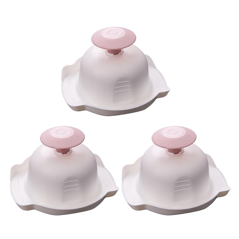 3pcs Hand Guards Anti-cut Plastic Hand Finger Protectors for Chopping Grating: Default Title