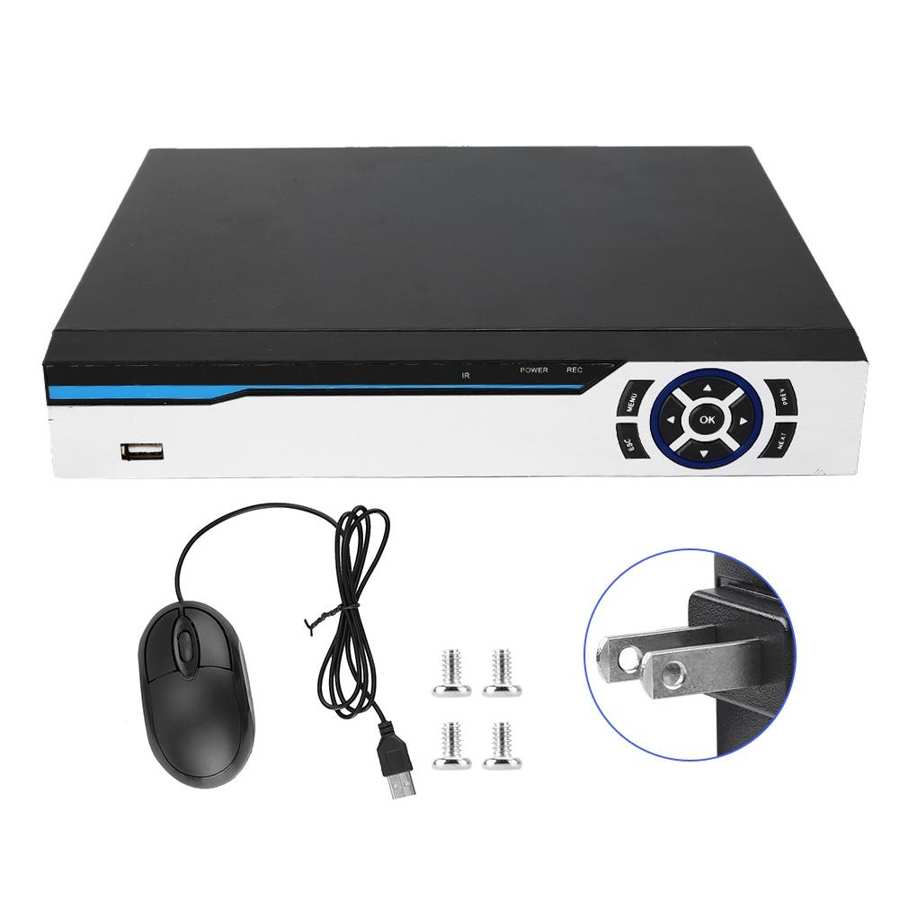 8CH CCTV Network Video NVR Recorder Hard Disk 5MP/4MP/1080P/720P 100-240V for ONVIF NVR