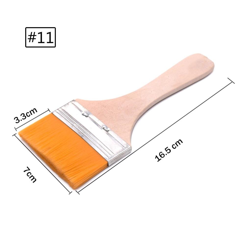 Pinceaux grand pinceau grande surface pour peinture à l'huile taches vernis colles et Gesso outils de nettoyage de copeaux à domicile: 11