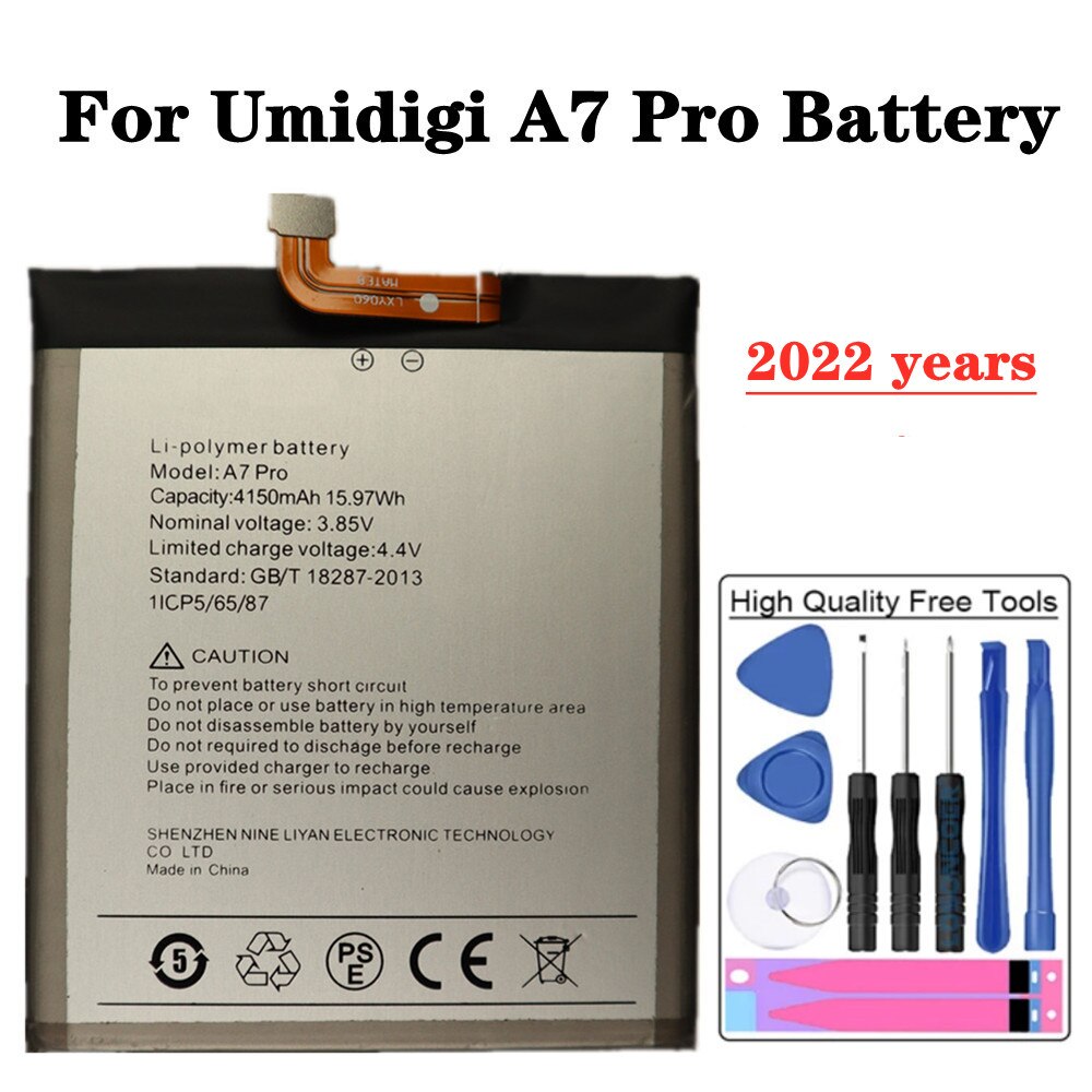 UMIDIGI Original Battery For UMI Umidigi F1 Play F2 A9 A7 A5 A3 A1 Pro Z2 Z Touch One Max One Pro Power 3 S2 Pro Lite S3 Pro: Umidigi A7 Pro