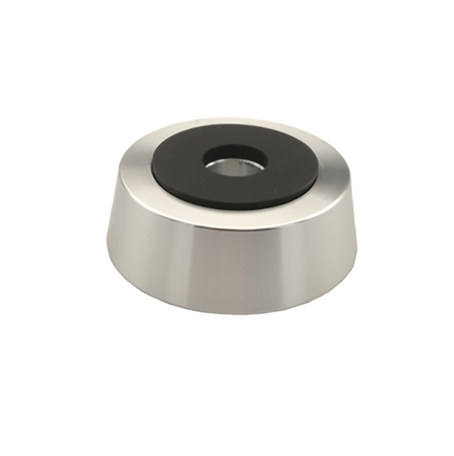 4PCS amplifier feet 40*15mm Aluminum Shock Absorber Speaker Turntable Feet: Silver