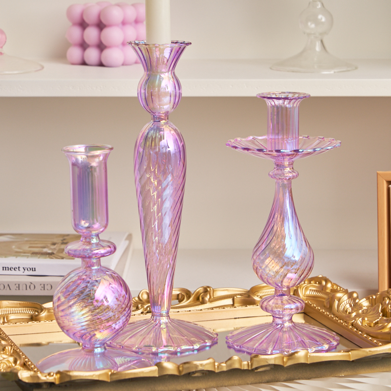 Candelabros nórdicos para decoración del hogar, candelabro de flores, palo de vela, boda, Navidad, 1 unidad