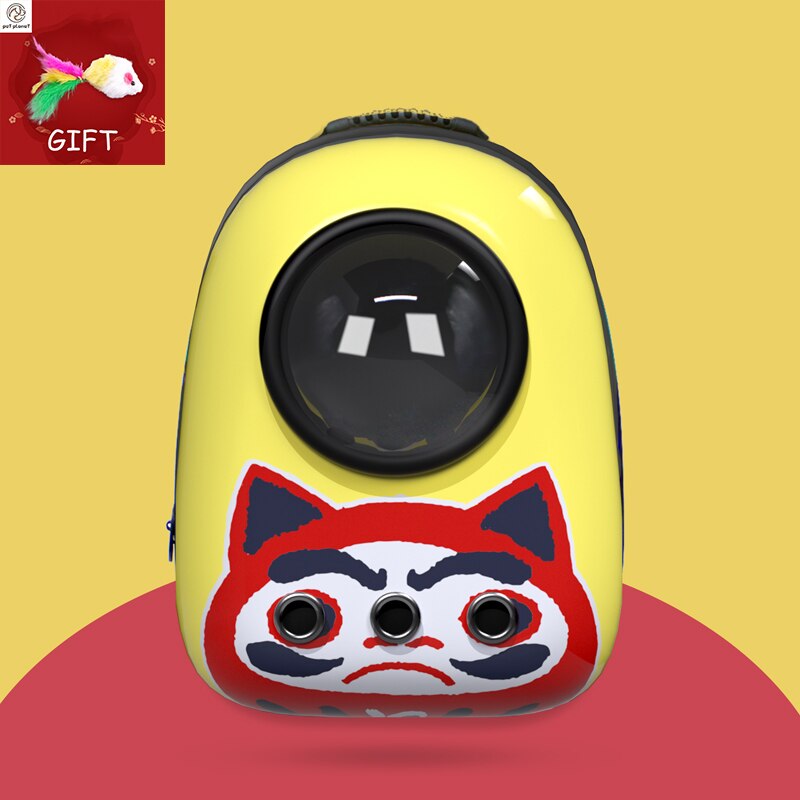 Window Transport Carrying Breathable Travel Bag Bubble Astronaut Pet Dog Space Capsule Cat Carrier Backpack: 3-1