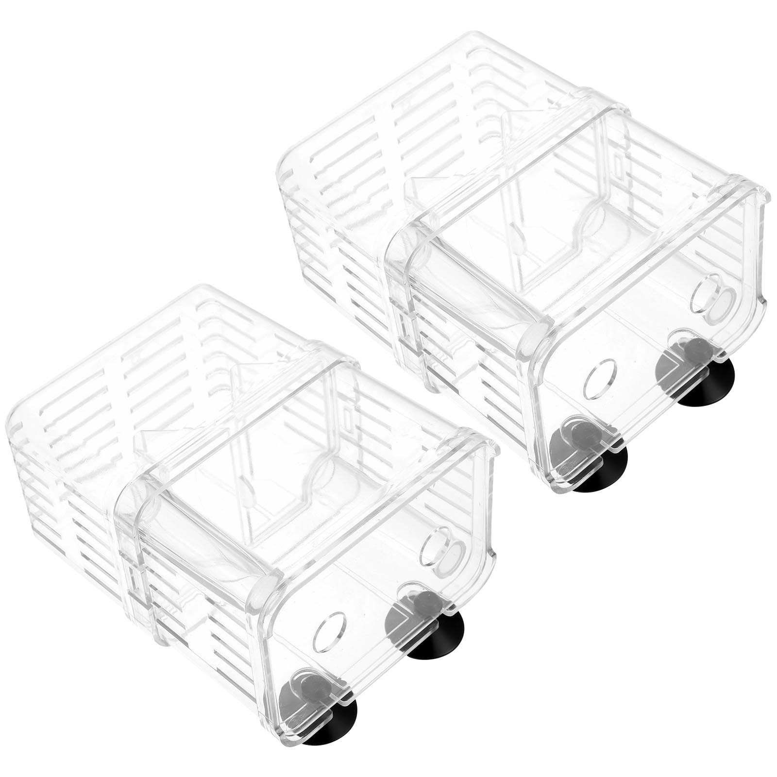 2Pcs Fish Breeding Box Aquarium Fish Breeder Fish Tank Breeding Case Container