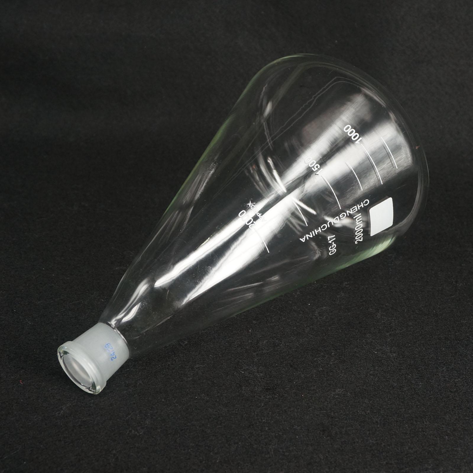 2000 Ml Quickfit 24/29 Joint Lab Erlenmeyer Erlenmeyer Boro Glas Afgestudeerd